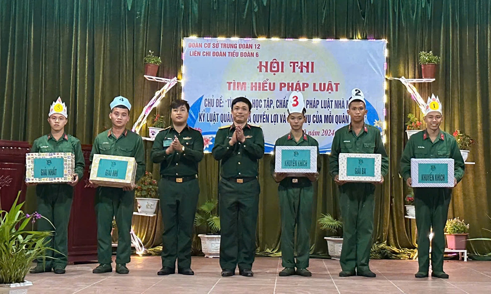  Sôi nổi hội thi tìm hiểu pháp luật tại Sư đoàn 3